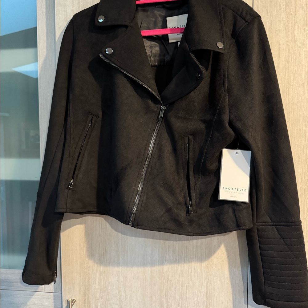 Bagatelle Women's Black Leather Jacket